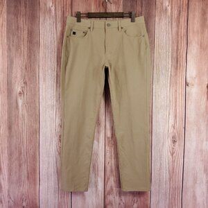 Vineyard Vines OTG On the Go 5 Pocket Pants Mens 34x30 Khaki Stretch Performance